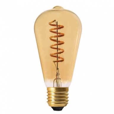 Elect Spiral LED Fil - Edison Gold 64mm i gruppen vrigt / Dekorationlampor hos Ljusihem.se (2186403-PR)